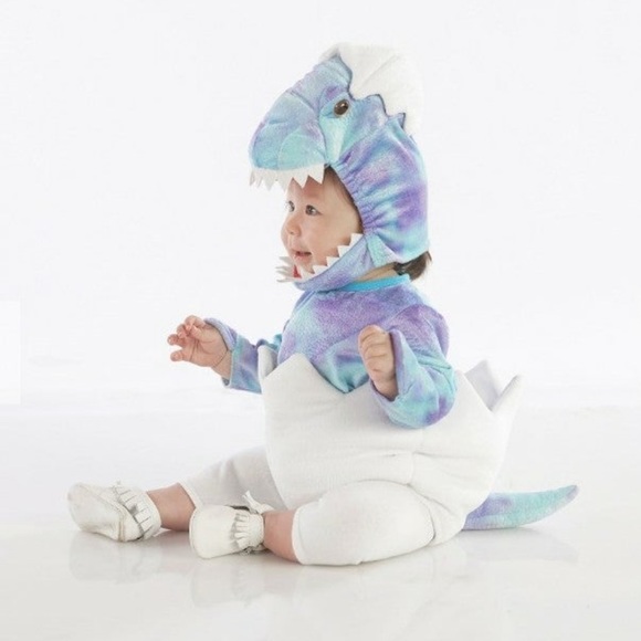 Pottery Barn Kids Dinosaur Costume - Blue and White - Picture 2 of 6